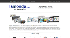 Desktop Screenshot of lamonde.com